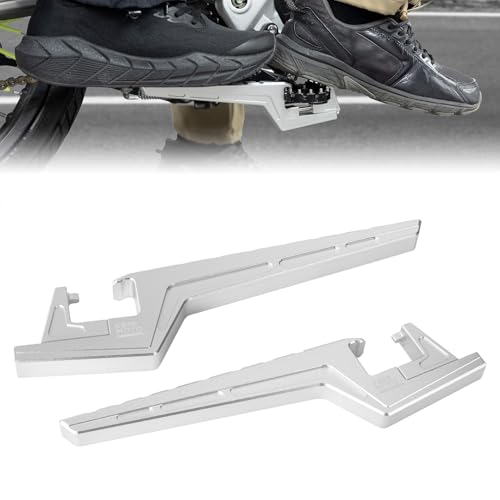 KEMIMOTO ���j�o�[�T���p�b�Z���W���[�t�b�g�y�O�ACNC �A���~�j�E�� ���߉\�ȃt�b�g�y�O Soleil01 Surron Light Bee X/S Segway X260 X160 Talaria CRF150 CRF230F 03?19 CR