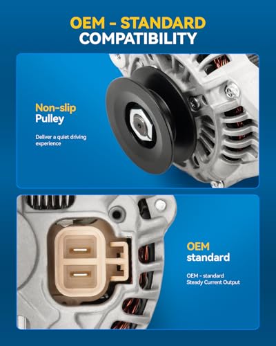 Image of PHILTOP 23992N New Alternator 80Amp Compatible with 2012 Kubota Various