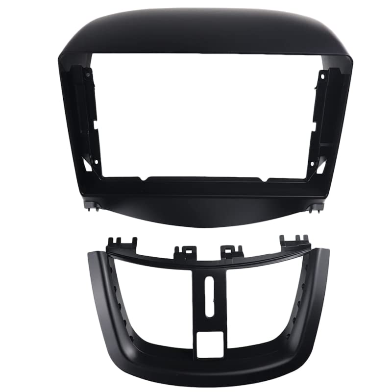 Two parts of the radio fascia frame