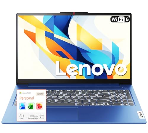 Image of Lenovo 15.6 inch FHD 8GB DDR5 RAM Business Laptop Computer, 2026 Edition, Intel N150 CPU, 128GB SSD, Microsoft Office 365 Included, Long Battery Life, Windows 11 for Work & Study