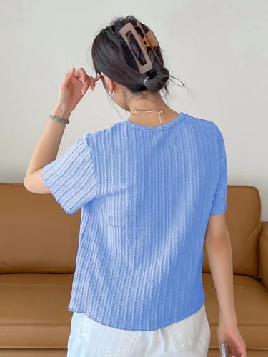 Image of GRECIILOOKS Women's Poly Cotton Regular Fit Crop Top, Loose Fit Oversized Shirts & Stylish Korean Tank Tops for Summer Wear (Available in Plus Size)