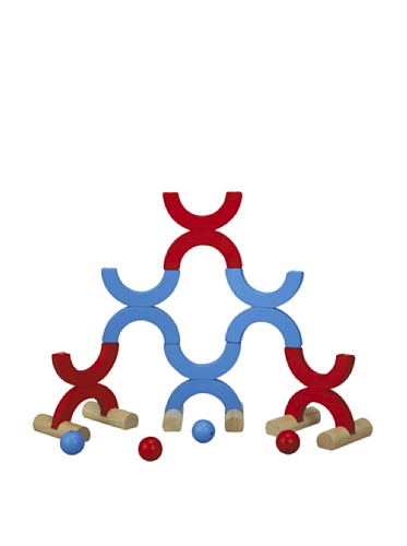 Jeu de société en bois quilles et lancers PlanToys PT4124
