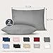 Dreamzie Kissenbezug 50x70 2er Set - Kopfkissenbezug 50x70 Anthrazit mit Reißverschluss aus Mikrofaser Weich, 50x70 cm Pillow Cover
