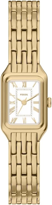 Fossil Raquel Watch for Women, Quartz Three Hand Movement with Stainless Steel Strap