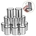 NUOBESTY 1 Set Empty Paint Cans Lids Metal Unlined Paint Buckets for Arts Crafts DIY Projects Includes Opener Tool for Easy Access