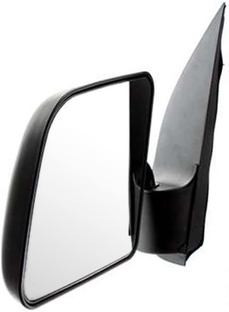 For Ford E-350 Econoline 1994 1995 1996 1997 1998 Door Mirror Driver Side | Manual | Non-Heated | Flat Type | Swing Lock | Paddle | Textured | Replacement For F4UZ17683A | FO1320172