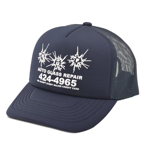 [ハフ] キャップ AUTO GLASS TRUCKER HT00849 帽子 フリー 02.ネイビー [並行輸入品]
