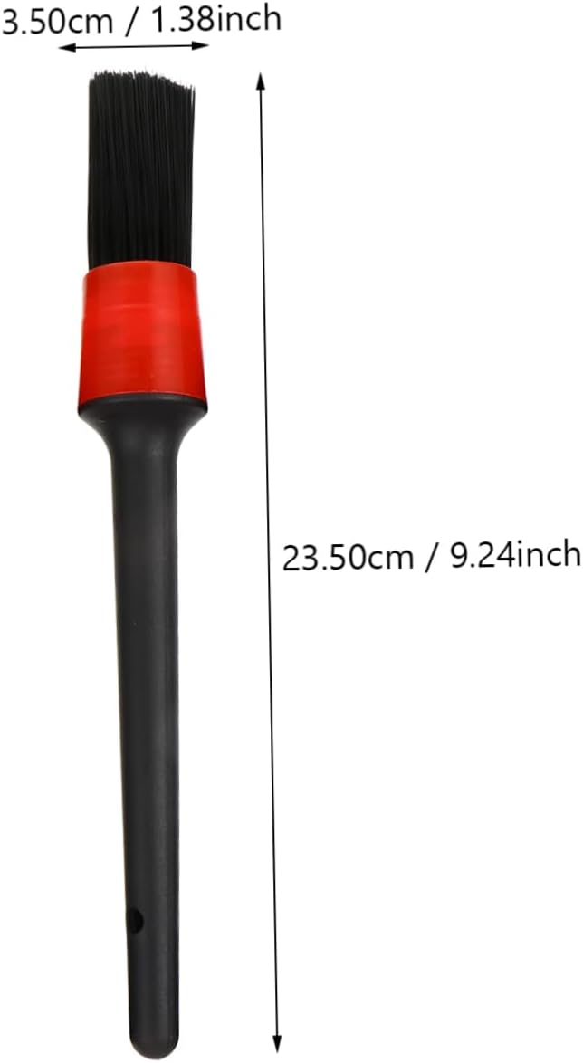 MAGICLULU 1Set Car Detailing Brush with Wire Brushes for Rim and Air Vent Cleaning Durable Handle Non Scratch Auto Detailing Tools for Interior and Exterior Use