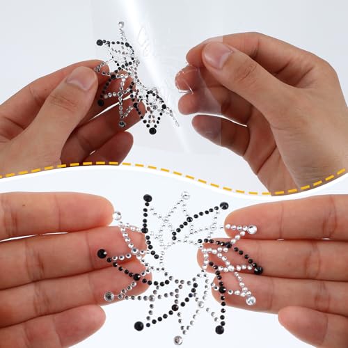 6 Pcs Rhinestone Pasties Crystal Glitter Pasties Nipple Covers Sexy Breast Covers Nipple Stickers3