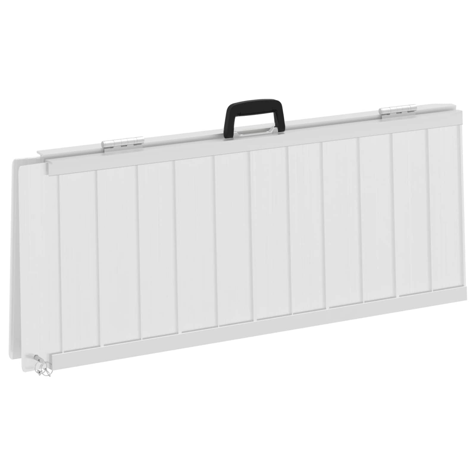 Rampa de aluminio para silla de ruedas plegable de 270 kg, antideslizante, para bordillo y escalera, ideal para coche, quad y taller