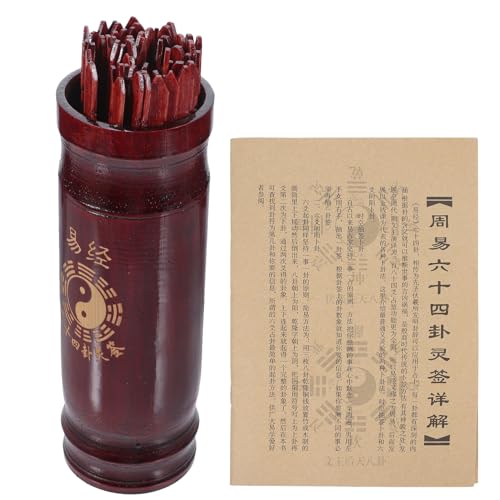 Bâtons de Divination Chinois Mipcase Vintage avec Seau de Rangement Traditionnel