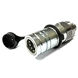 Presión: máx. 310 bares Uzman Acoplamiento hidráulico M22 x 1,5 1/2 pulgadas, manguito de embrague hidráulico para tractor