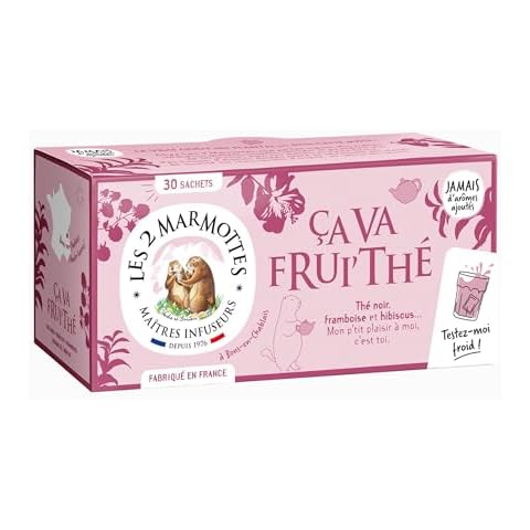 Les 2 Marmottes Thé Noir Framboise Hibiscus Cover