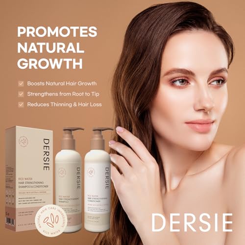 Dersie Rice Water Hair Growth Shampoo And Conditioner: Rice Water Shampoo For Hair Loss thumb #3