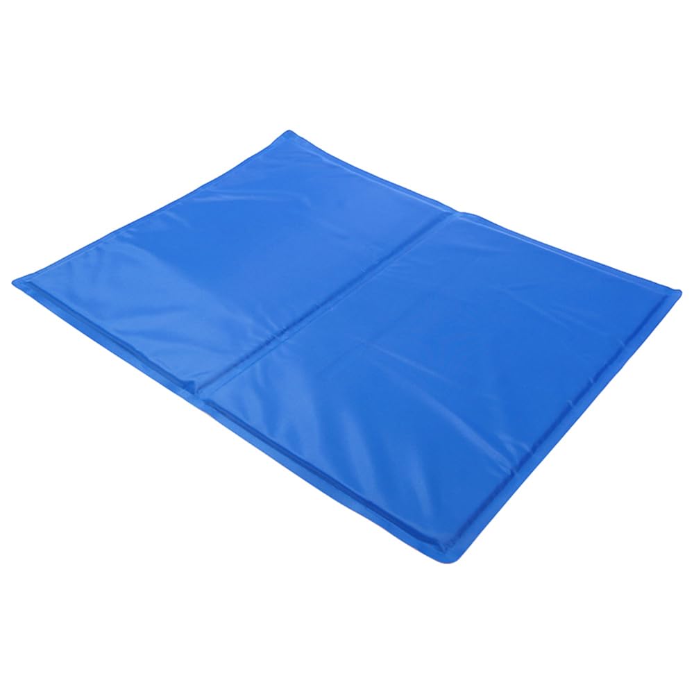ANCLLO Dog Cooling Mat,Self Cooling Pad Mat,Durable Pet Cool Mat,Gel Self Cooling Pad for Dogs Cats Rabbit - 50x65cm Blue - Image 2