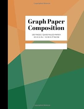 Paperback Graph Paper Composition: Grid Paper Notebook, Quad Ruled, 100 Sheets Graph Paper (Large, 8.5 x 11) Book