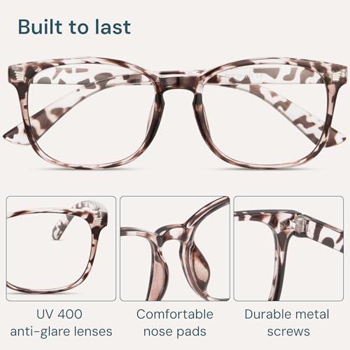 Image of Gaoye Eyewear Frames for Men - Blue Light Blocking Square Glasses, Anti UV Ray Computer Gaming, Blue Blockers for Women