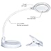 Brightech LightView Pro Flex 2 in 1 Magnifying Desk Lamp, 1.75x Light Magnifier, Adjustable Gooseneck Magnifying Glass with Light for Crafts, Reading, Close Work