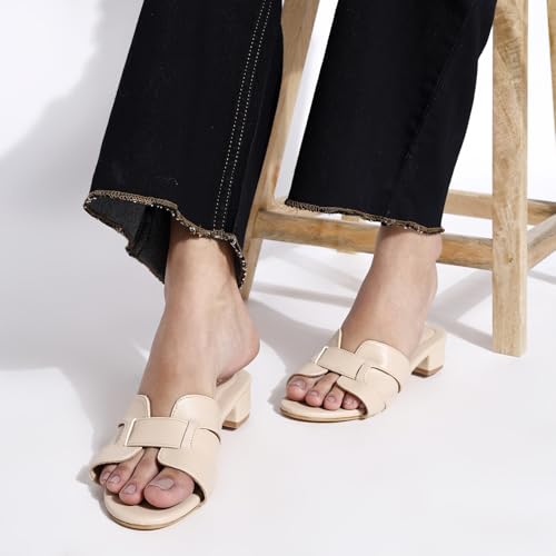 Image of TRASE Block Heels Sandals For Women, Sassy Stylish & Comfortable Footwear