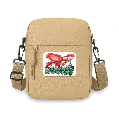 Sac à bandoulière rouge résolvant le manque de poches pour votre téléphone
