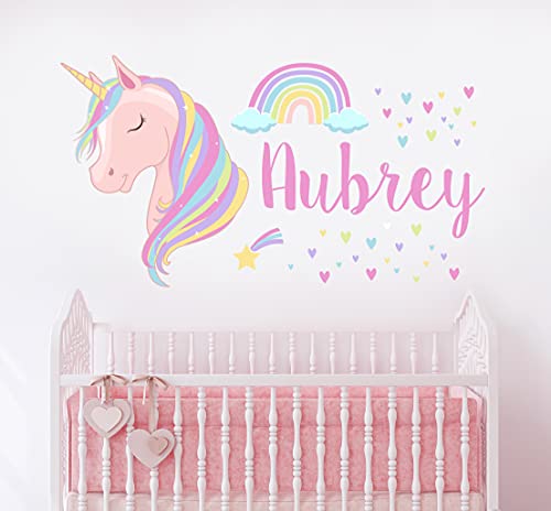 Vinilo decorativo unicornio para pared 36 pulgadas x 20 pulgadas miniatura 4