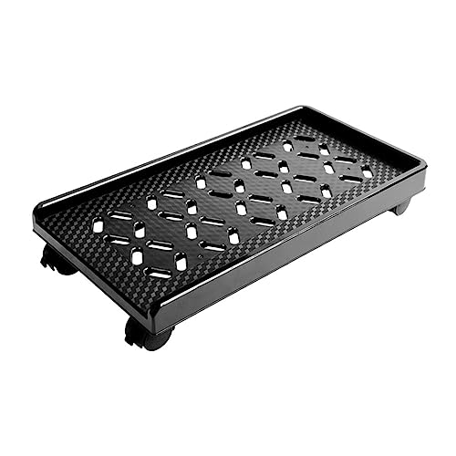 Soporte móvil para CPU con ruedas y diseño elegante para fácil movimiento y estabilidad miniatura 1