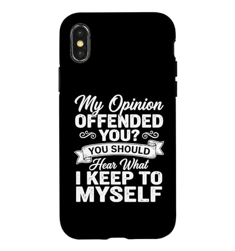 My Opinion Offended You? - �ʔ������Ƃ킴����ȃm�x���e�B �X�}�z�P�[�X iPhone X/XS �p