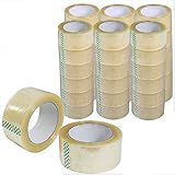 BM Paper 36 Rolls Clear Carton Shipping Box Sealing Packing Tape 2' x 110 Yards