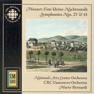 Serenade in G Major [Audio CD] Mozart; Bernardi and Cbc Vancouver Orchestra