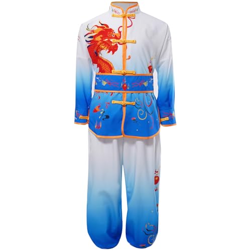 Survêtement arts martiaux enfants costume tai chi dragon