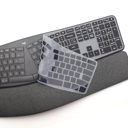 Protector para teclado Logitech Ergo K860 inalámbrico negro miniatura 3