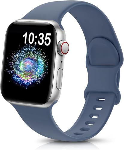 TreasureMax Silicone Sport Band Compatible with Apple Watch Bands Women Men