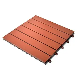 aavana greens Wooden Deck Tiles For Flooring Indoor & Outdoor - 12