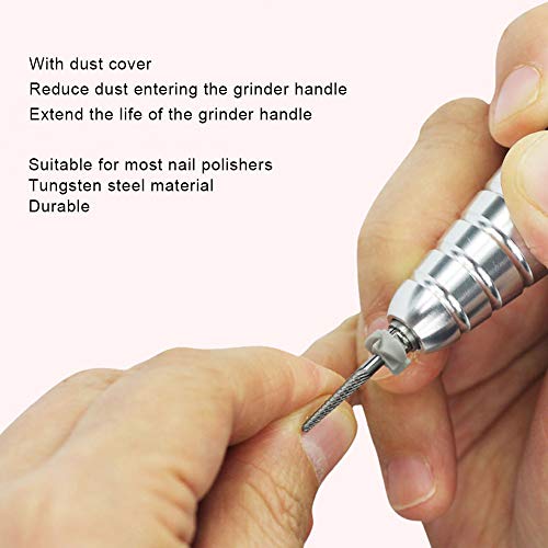Set de 5 Puntas de Taladro para Uñas de Acero Tungsteno miniatura 4