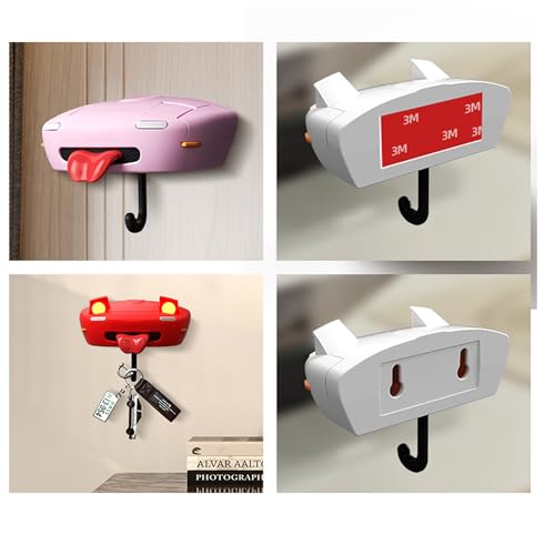 Image of Initial D AE86 & Mazd@ MX5 Miata Retro Car Wall Key Holder - LED Pop-Up Headlight, Auto-Off Light, Car Enthusiast Organizer for Home & Garage (MX5-Yellow【with Lights】)