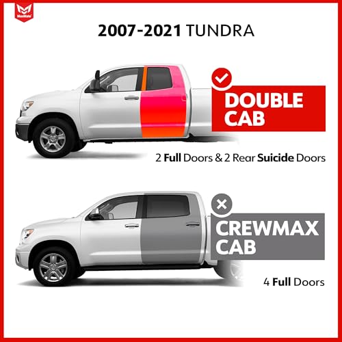 MaxMate estribos ovalados 3.5" para Toyota Tundra 2007-2021 miniatura 2