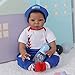 Black Reborn Baby Dolls Boy 22Inches Realistic Newborn Cute Real Life Handmade Soft Silicone African American Baby Doll