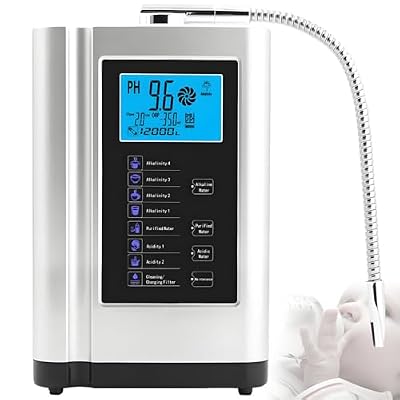 Water Purifier Machine?Alkaline Water Ionizer Machine,PH 3.5-10.5, Up to 600mV ORP, with 7 Water Settings, 8000 Liters Per Filter,Auto-Cleaning,Intelligent Voice Silver