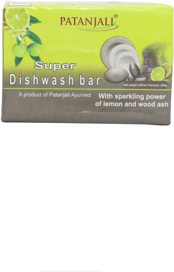 Patanjali Super Dishwash Bar 225G-Free