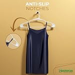 NEATERIZE Clothes Hangers Plastic 20 Pack for Adults - Plastic Hangers, The Perfect Coat Hanger and Space Saving Clothes Hangers for Closet, Percheros Ganchos para Colgar Ropa Hangars - White Hangers - Image 5
