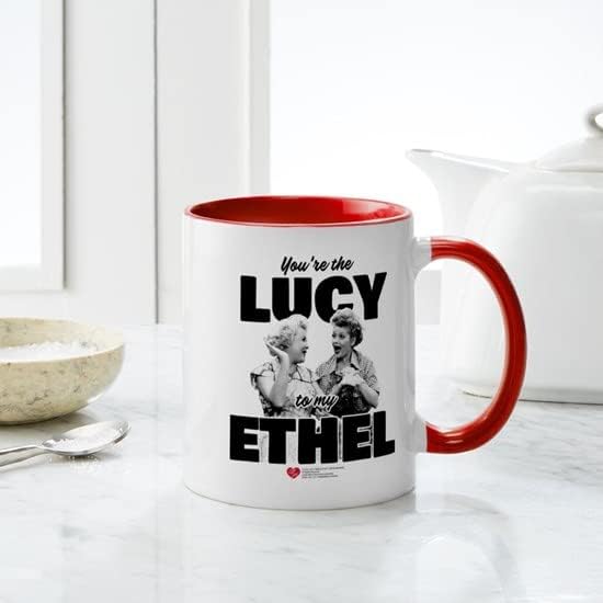 Miniatura 6 de CafePress Lucy To My Ethel - Taza de café de cerámica, taza de té, 11 onzas