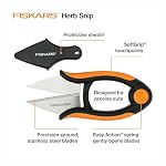 Fiskars Garden 310020-1001 310020 Herb Snip, 5 Inch, Black