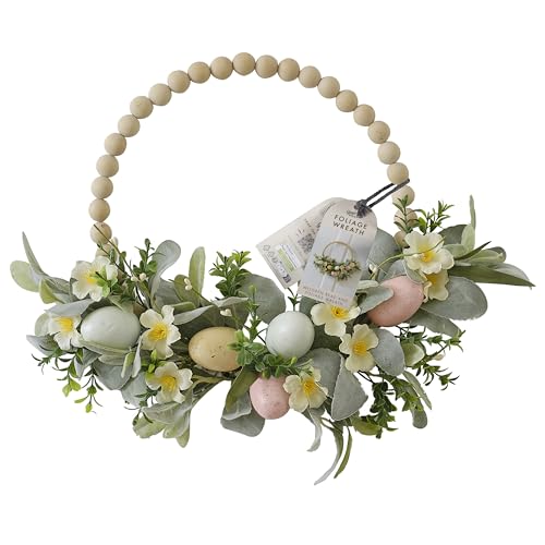 Couronne de feuillage de Pâques décoration murale printemps