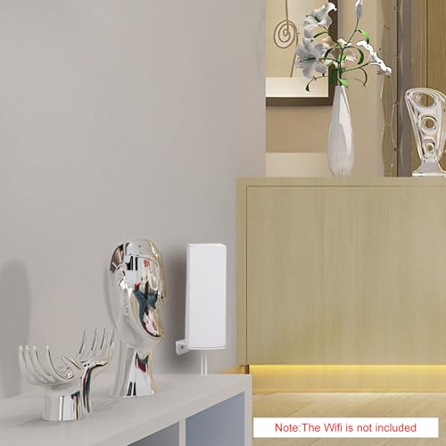 Support mural Velop Domary blanche lot de 3 pour libérer le signal WiFi mesh