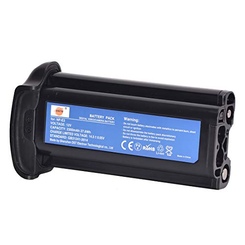 DSTE 2300mAh NP-E3 Batteria Compatibile per EOS 1D, 1D Mark II, 1D Mark II N, EOS 1DS, EOS 1DS Mark II