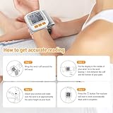 Scian Blood Pressure Monitor Automatic Wrist Blood Pressure Machine with Adjustable Cuff & LCD Display for Home & Clinical Use, 2x90 Reading Memory for Two Users LD 753 - Image 6