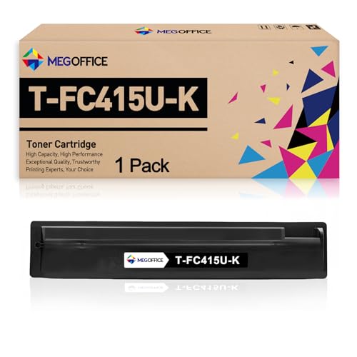 MEGOFFICE Compatible Toner Cartridge Replacement for Toshiba T-FC415U Black Toner Cartridge T-FC415U-K for e-Studio 2515AC 3015AC 3515AC 4515AC 5015AC Printers 1 Black