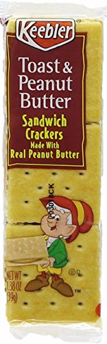Keebler Toast & Peanut Sandwich Crackers, 1.38 oz