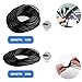 2 STK Spiral Kabelschlauch Schwarz,35 Meter Universal Kabel Spiralschlauch, Kabelschutzschlauch Kabelmanagement, Kabelkanal für TV Computer PC Kabelführung Kabel Organizer 4mm x 20m/6mm x 15m