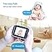 HelloBaby Video Baby Monitor with 2 Cameras and Audio. Baby Monitor with Remote Pan/Tilt/Zoom, VOX Mode, Night Vision, 2-Way Talk, 8 Lullabies